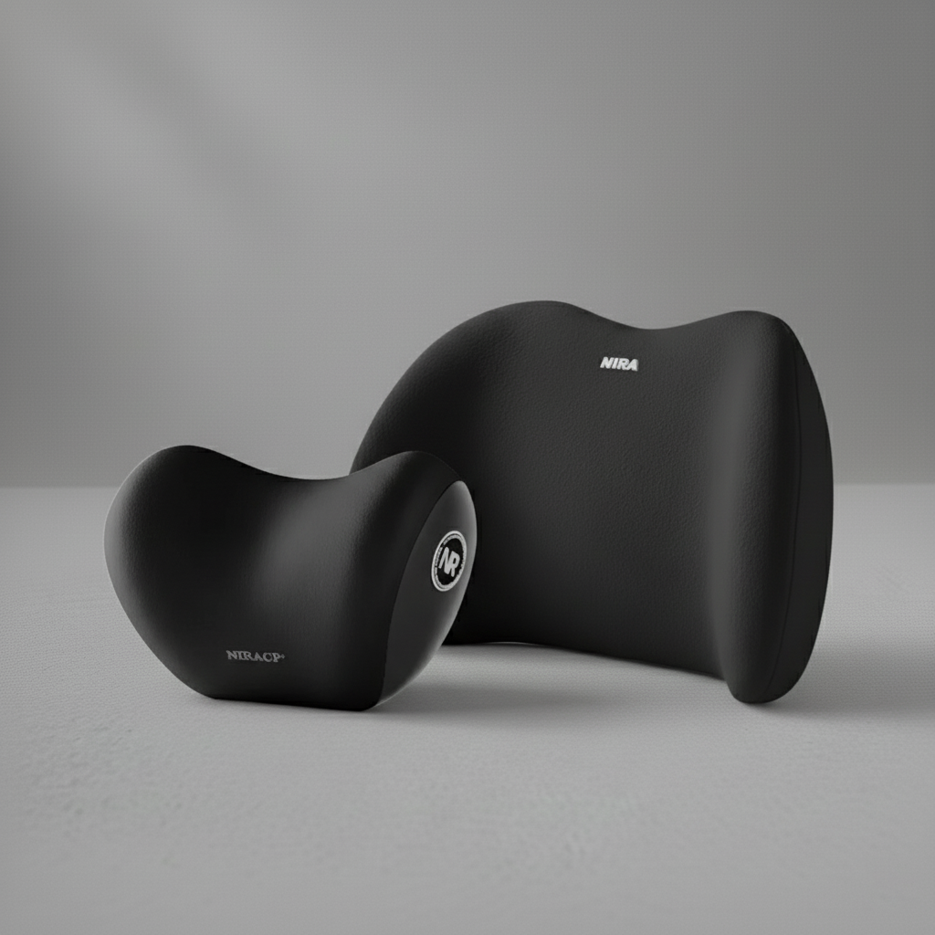 Orthopedic Pillow Set – Back & Neck Support for Pain-Free Comfort