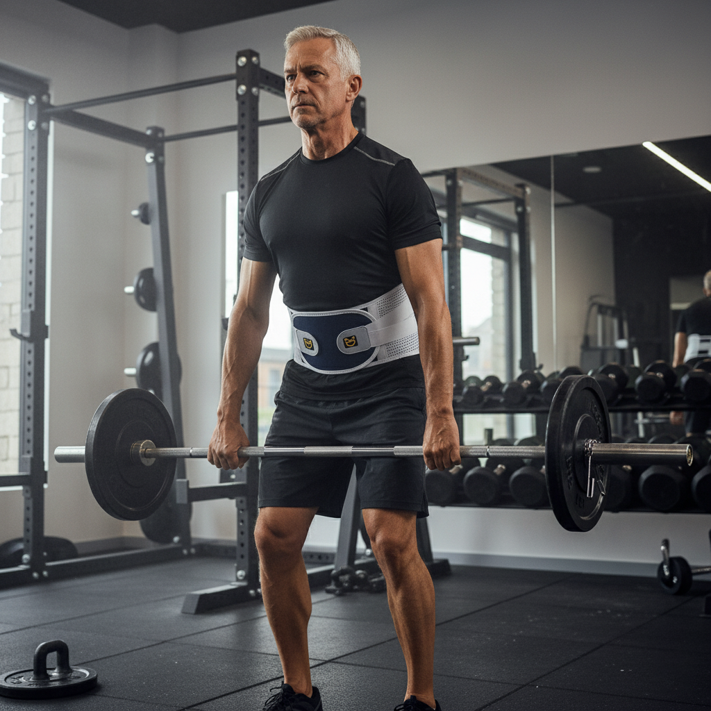 Adjustable Lumbar Support Back Brace – Lower Back Pain Relief for Men & Women