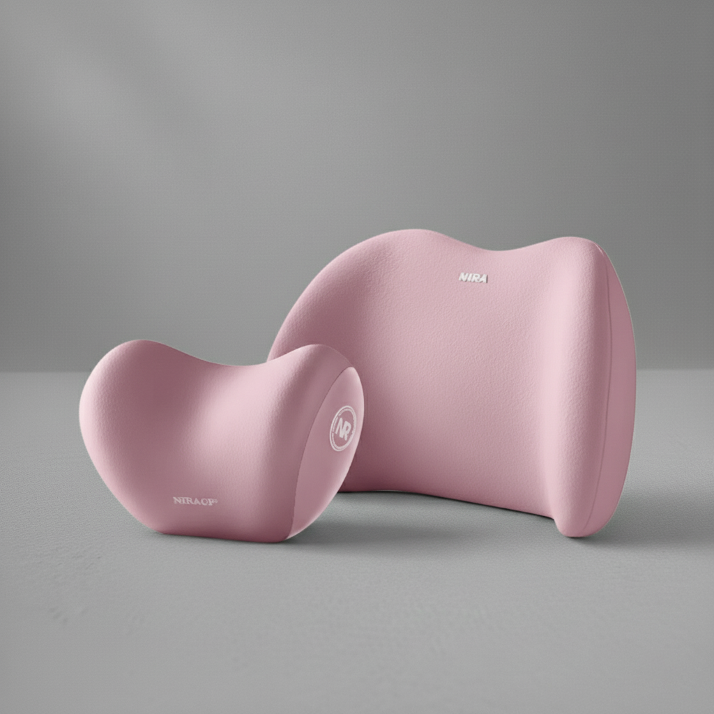 Orthopedic Pillow Set – Back & Neck Support for Pain-Free Comfort