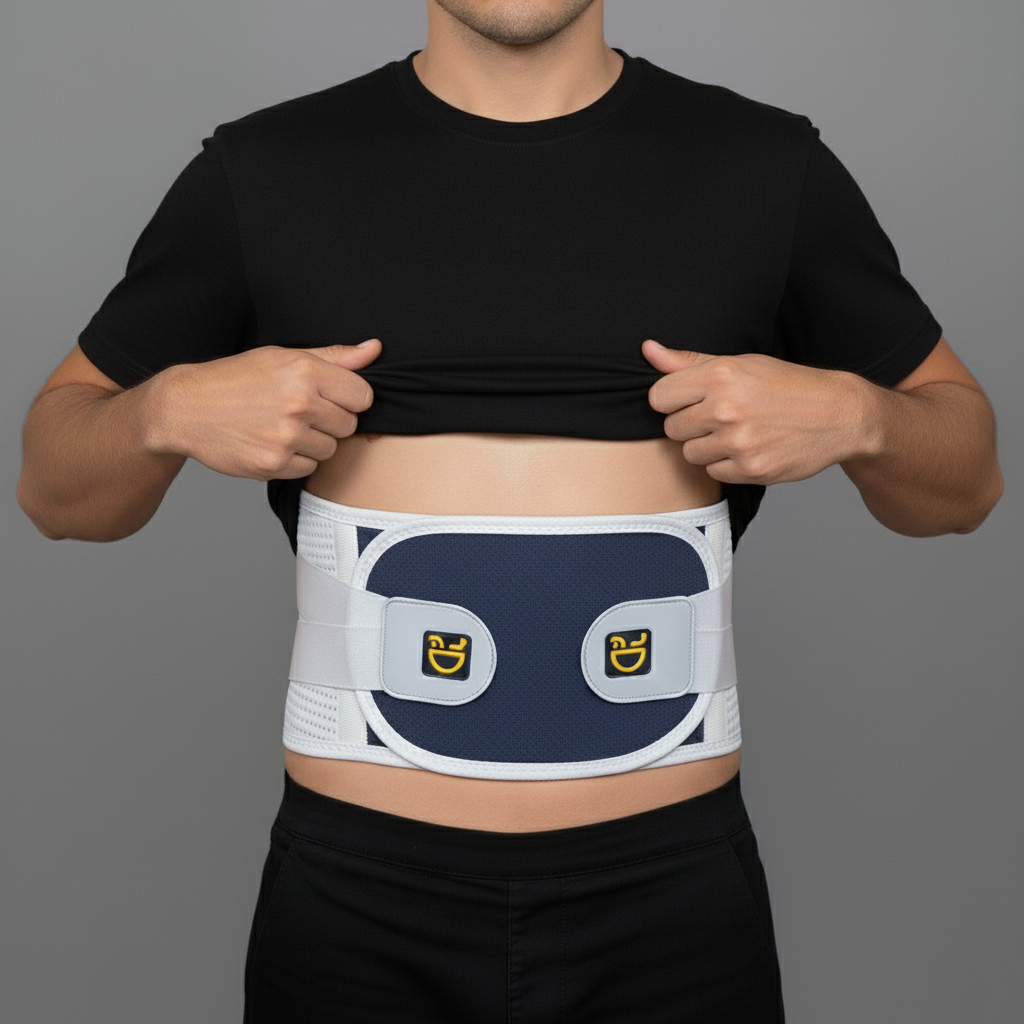 Adjustable Lumbar Support Back Brace – Lower Back Pain Relief for Men & Women