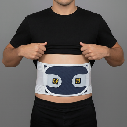 Adjustable Lumbar Support Back Brace – Lower Back Pain Relief for Men & Women