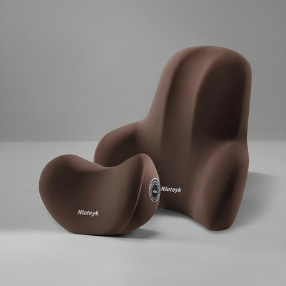 Car Headrest & Lumbar Support Pillow – Neck & Back Comfort for Travel