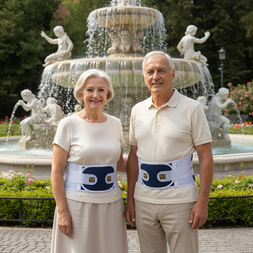 Adjustable Lumbar Support Back Brace – Lower Back Pain Relief for Men & Women