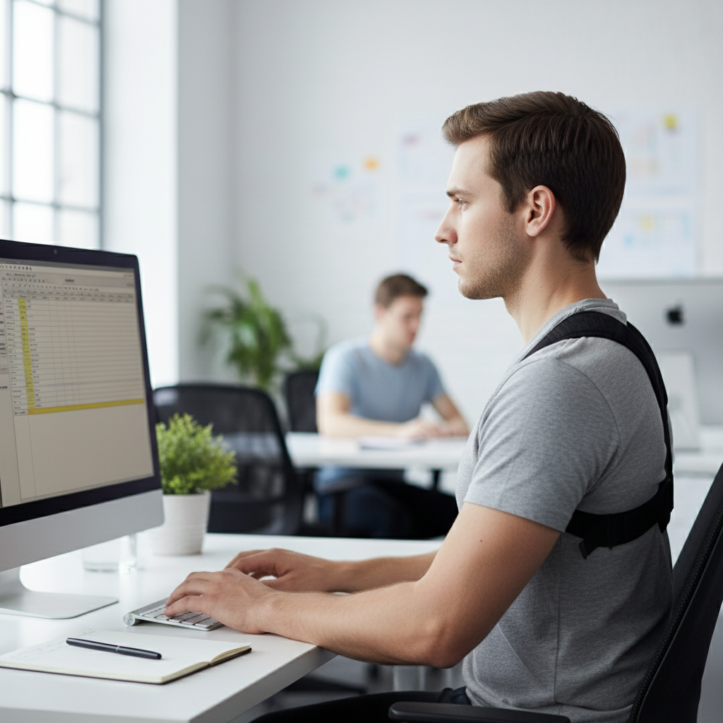 Adjustable Posture Corrector – Back & Shoulder Support for Men, Women & Teens