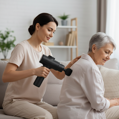 Deep Tissue Electric Massage Gun – 8 Heads Full-Body Muscle Relaxation