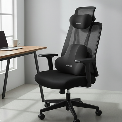 Car Headrest & Lumbar Support Pillow – Neck & Back Comfort for Travel