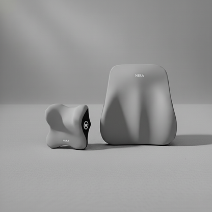 Car Lumbar & Neck Support Pillow – Ultimate Comfort for Driving & Travel