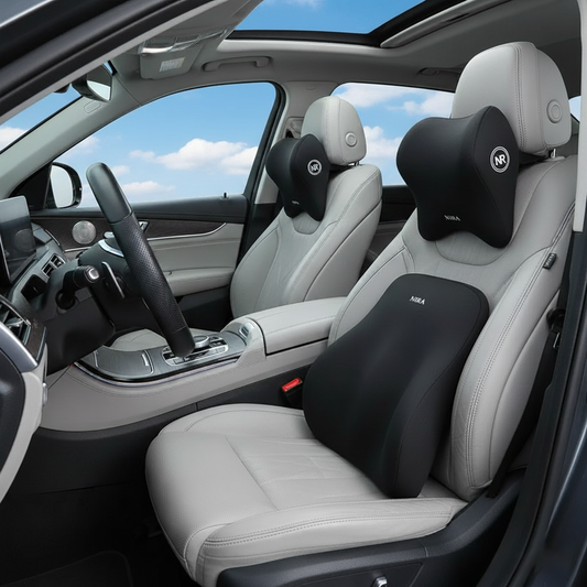 Car Lumbar & Neck Support Pillow – Ultimate Comfort for Driving & Travel