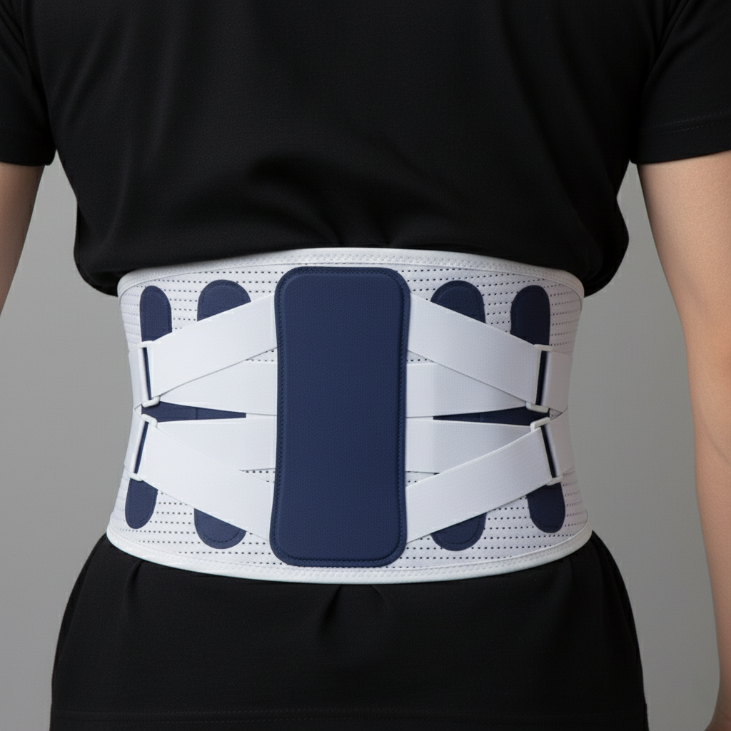 Adjustable Lumbar Support Back Brace – Lower Back Pain Relief for Men & Women